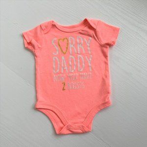 “Sorry Daddy” Pink Onesie